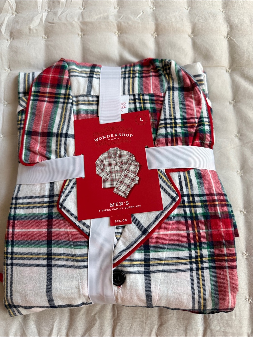 Wondershop at Target Red, Green & Navy Tartan Men's Pajama Set